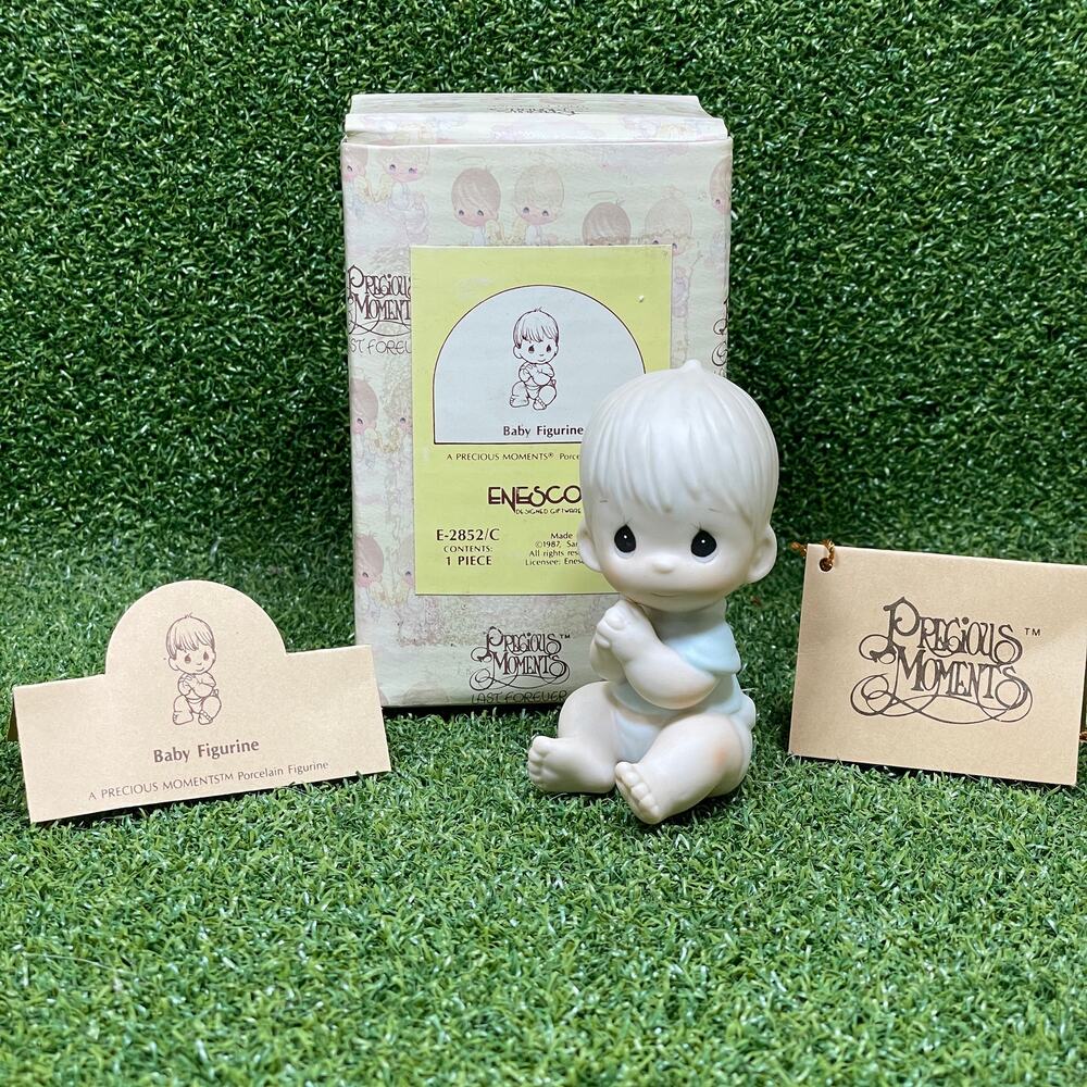 Vintage 1987 Precious Moments Porcelain Baby Figurine